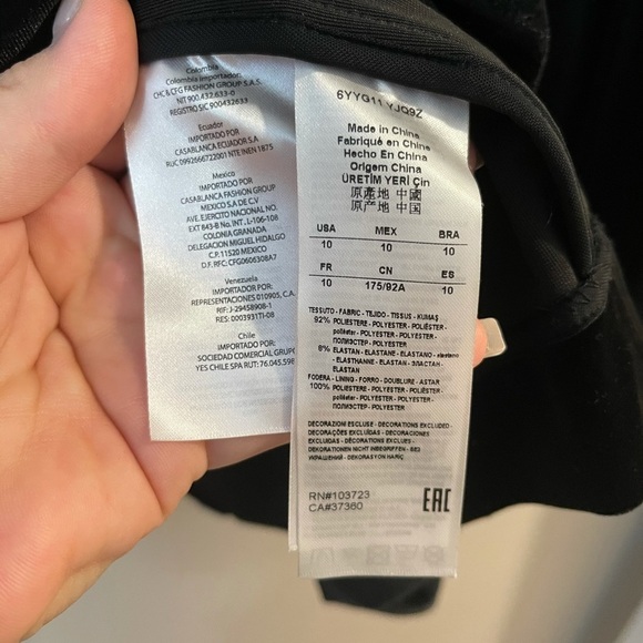 NWT A/X Armani Exchange Velvet Black Blazer - Picture 6 of 6